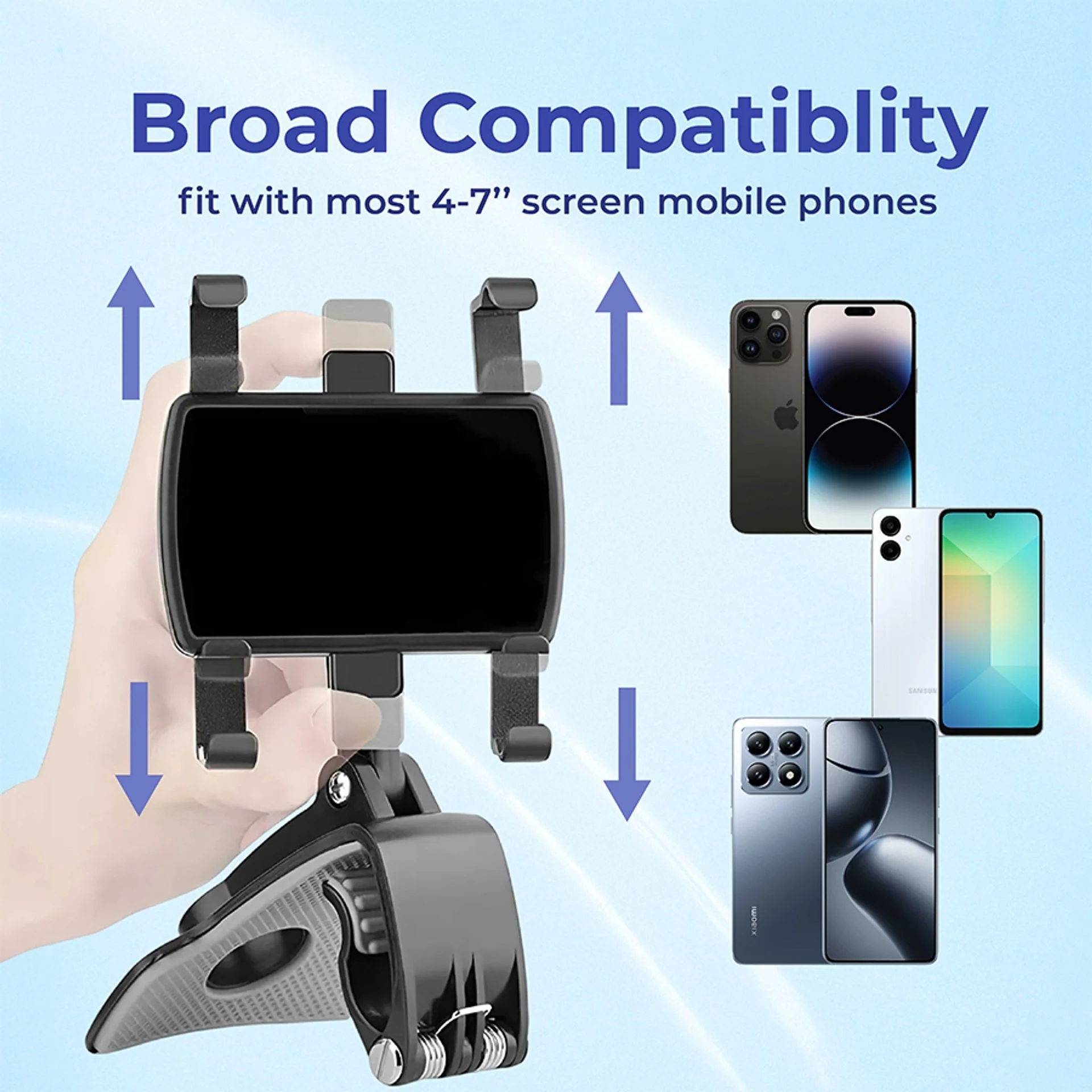Universal 360° Dashboard Phone Holder - Image 4