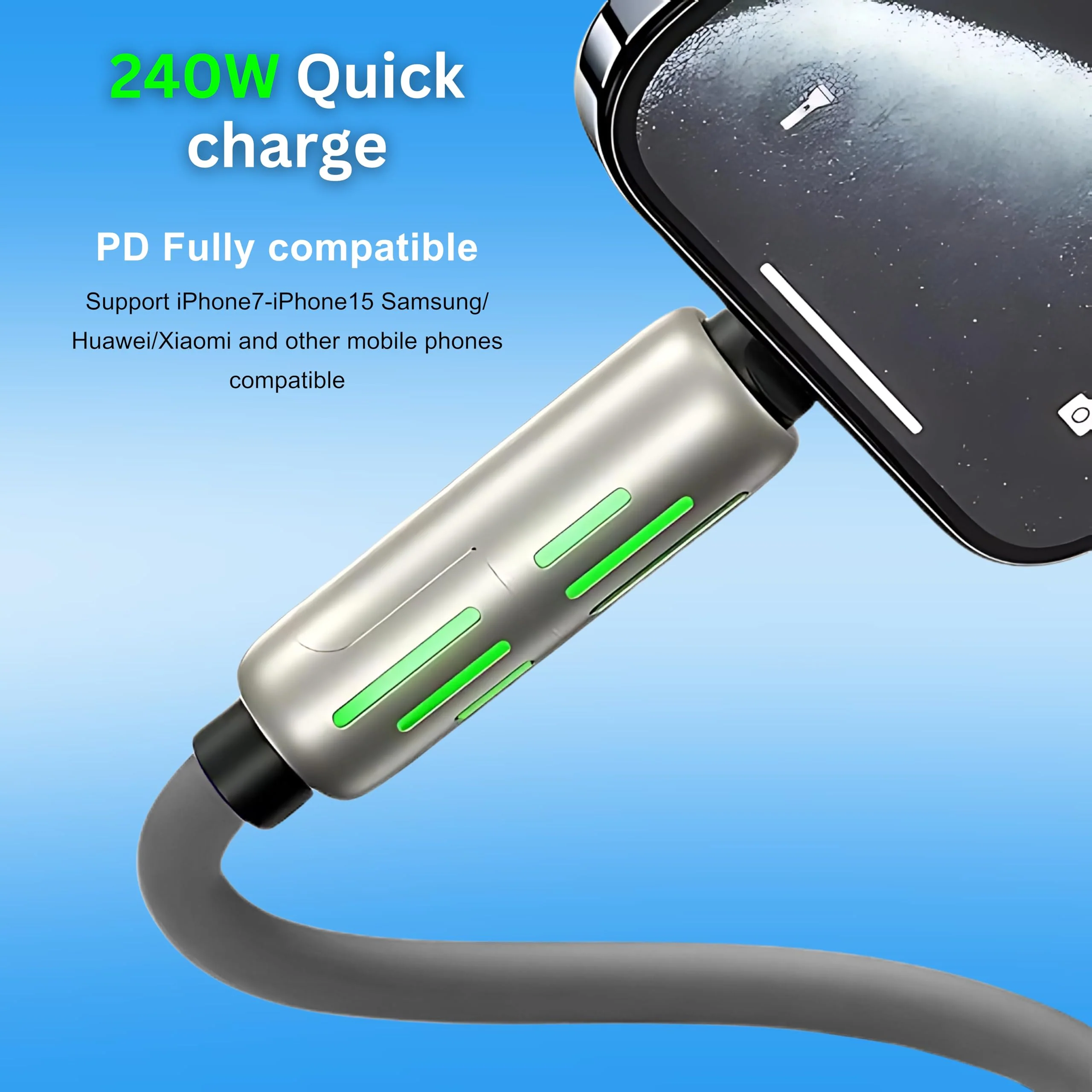 🔥4-in-1 USB Charging Cable fast charging MAX 240W - Image 5