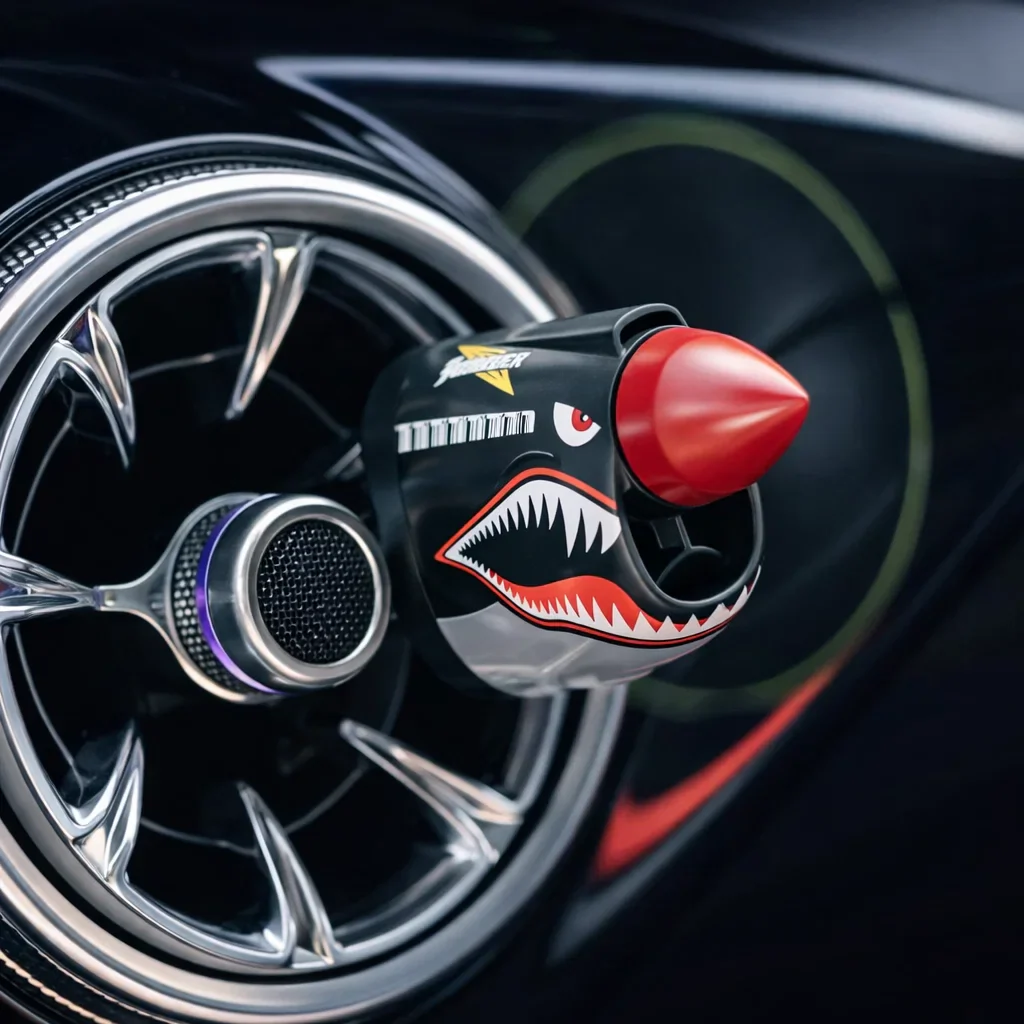 P-40 Warhawk Creative Propeller Car Decor - Image 4