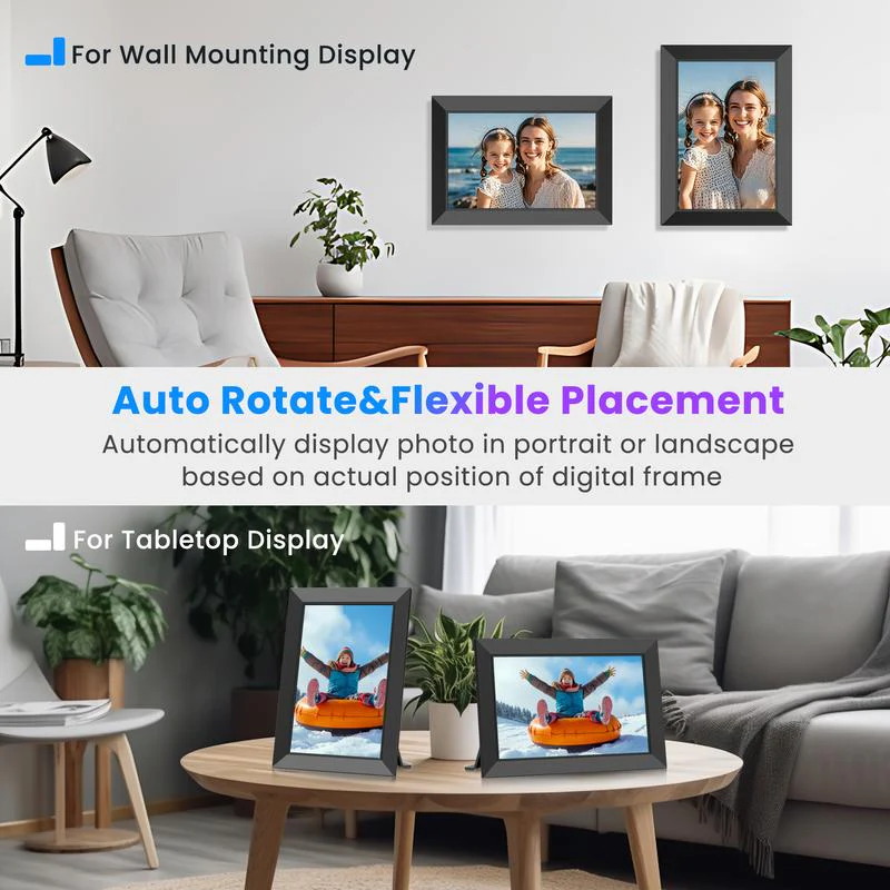 10.1" WiFi Digital Photo Frame – HD Touch Screen, 32GB Storage - Image 7