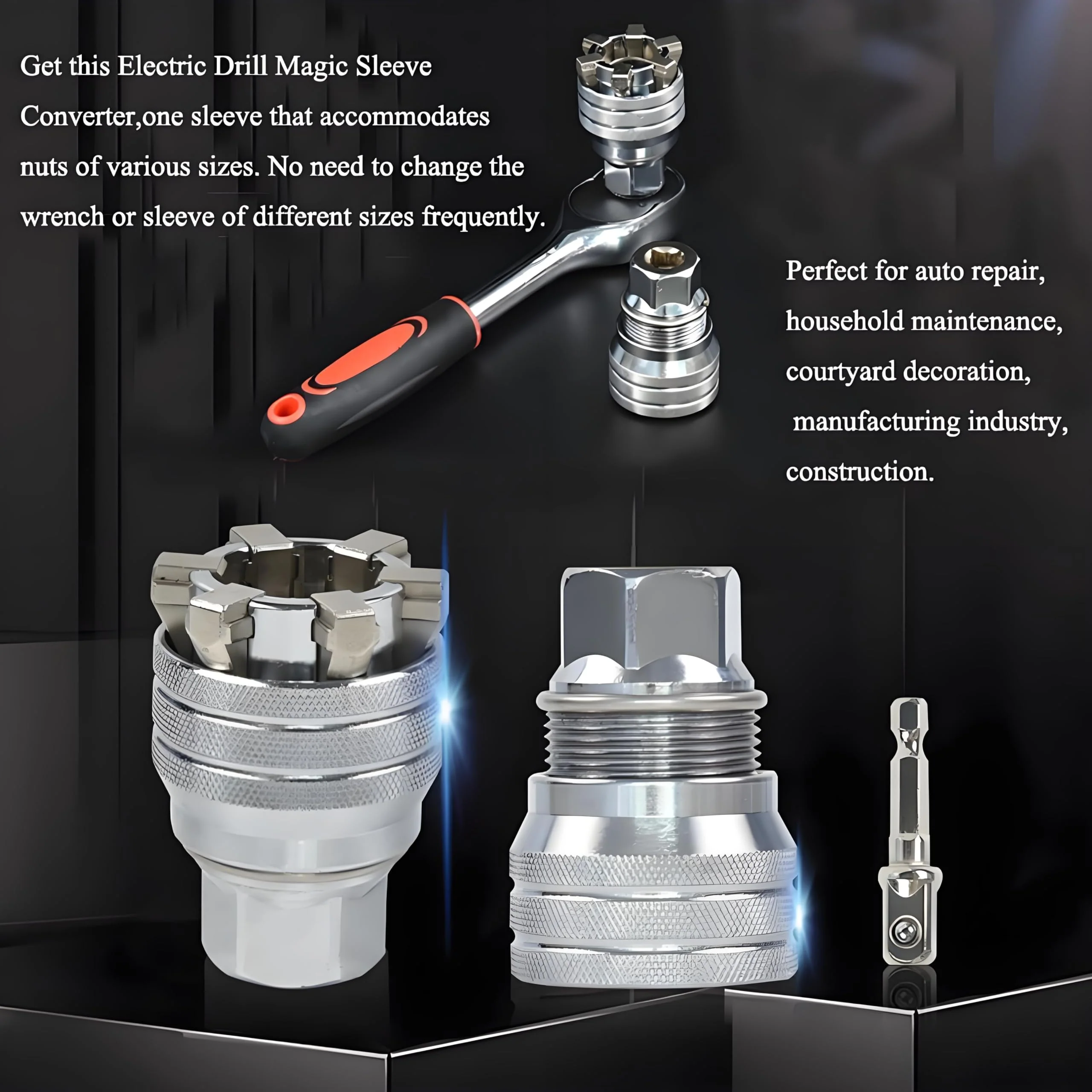 10-19mm Adjustable Universal Socket Wrench - Image 4