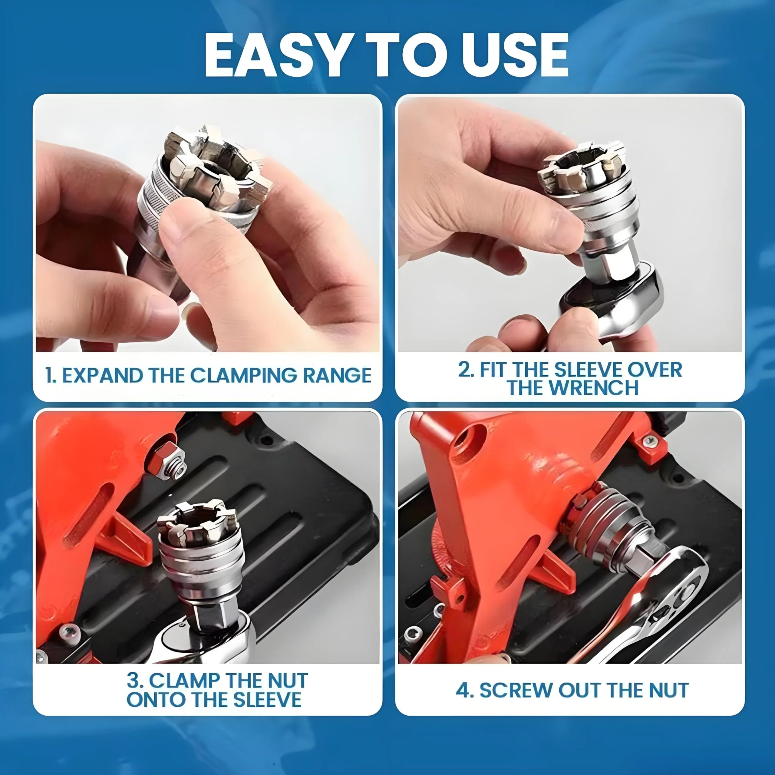 10-19mm Adjustable Universal Socket Wrench - Image 8