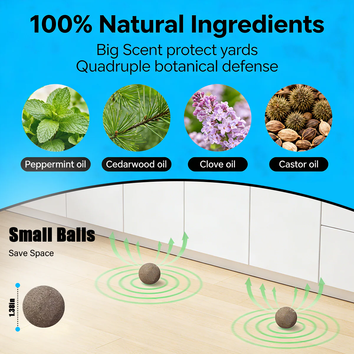 10-Pack Natural Peppermint Oil Rodent Repellent: Pet-Safe Pouches for Indoors & Outdoors - Image 3