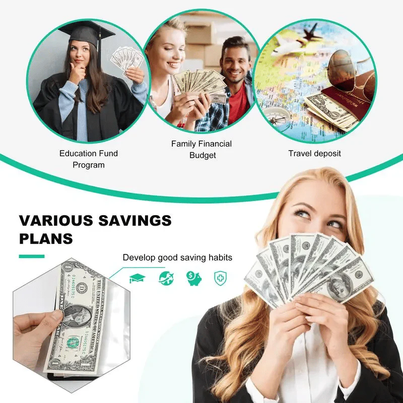 🔥✉️100 Envelope Savings Challenge Book - Image 4
