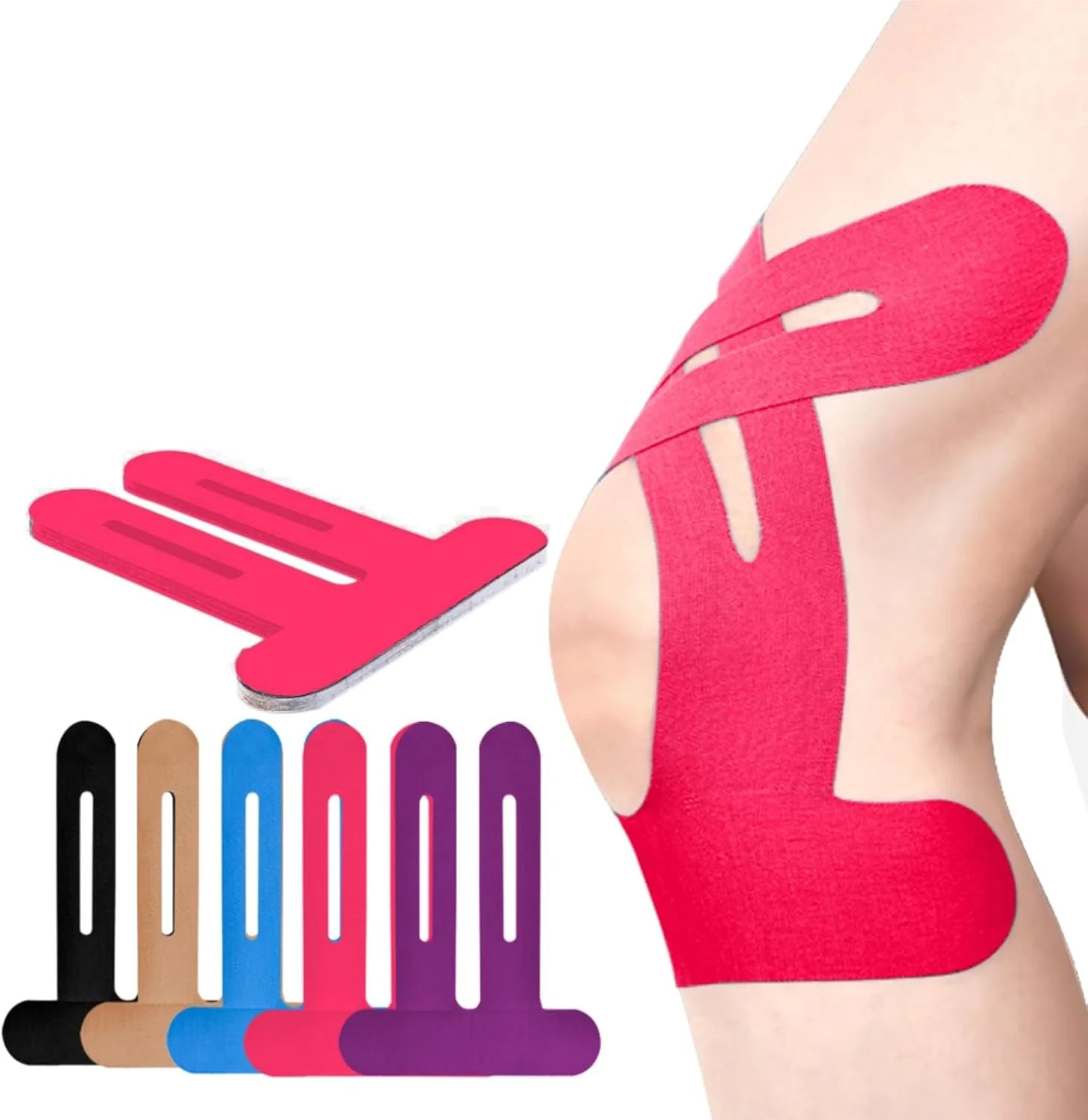 10pcs Precut Kinesiology Tape For Knees - Image 11
