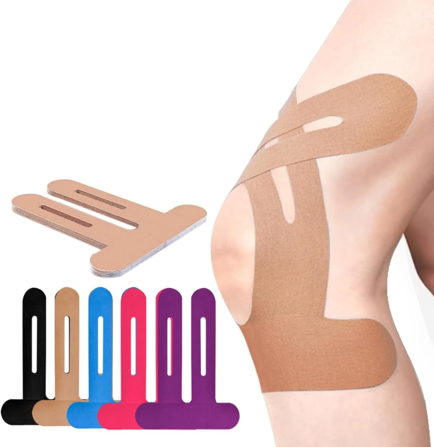 10pcs Precut Kinesiology Tape For Knees - Image 9