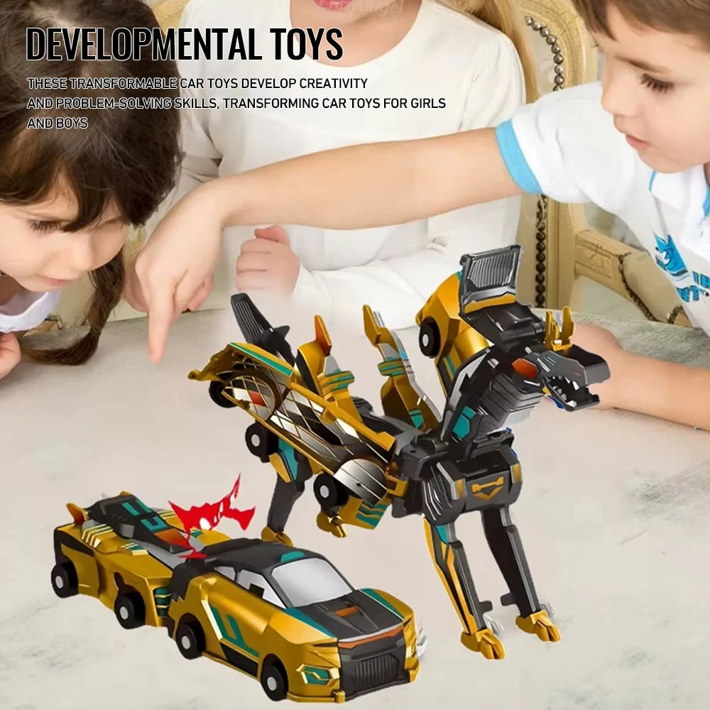 💥 2 In 1 Collision Transforming Dinosaur Car Toy - Image 3