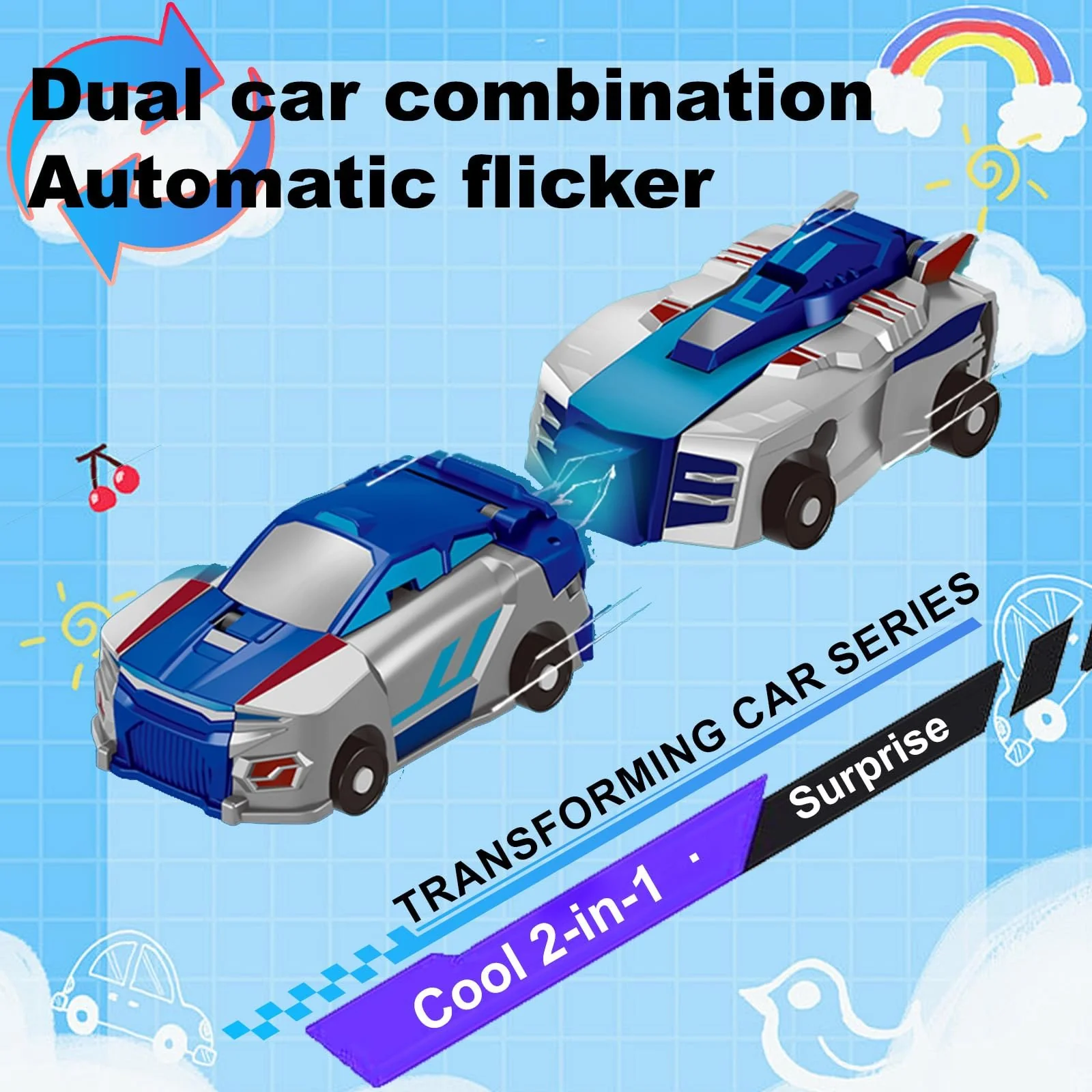 💥 2 In 1 Collision Transforming Dinosaur Car Toy - Image 8