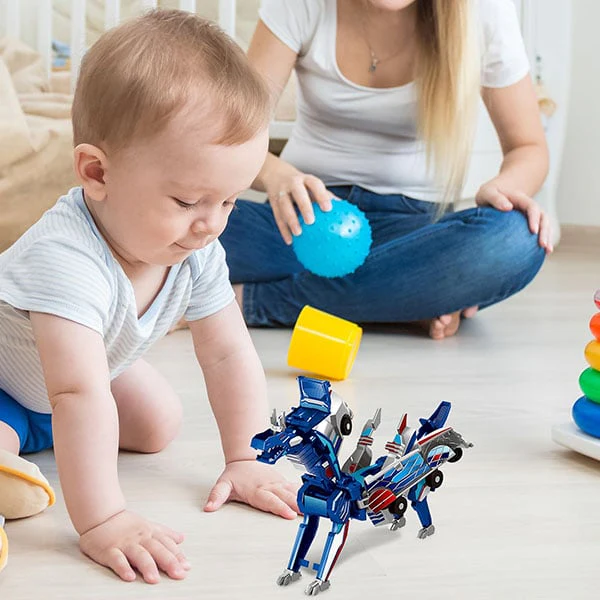 💥 2 In 1 Collision Transforming Dinosaur Car Toy - Image 9
