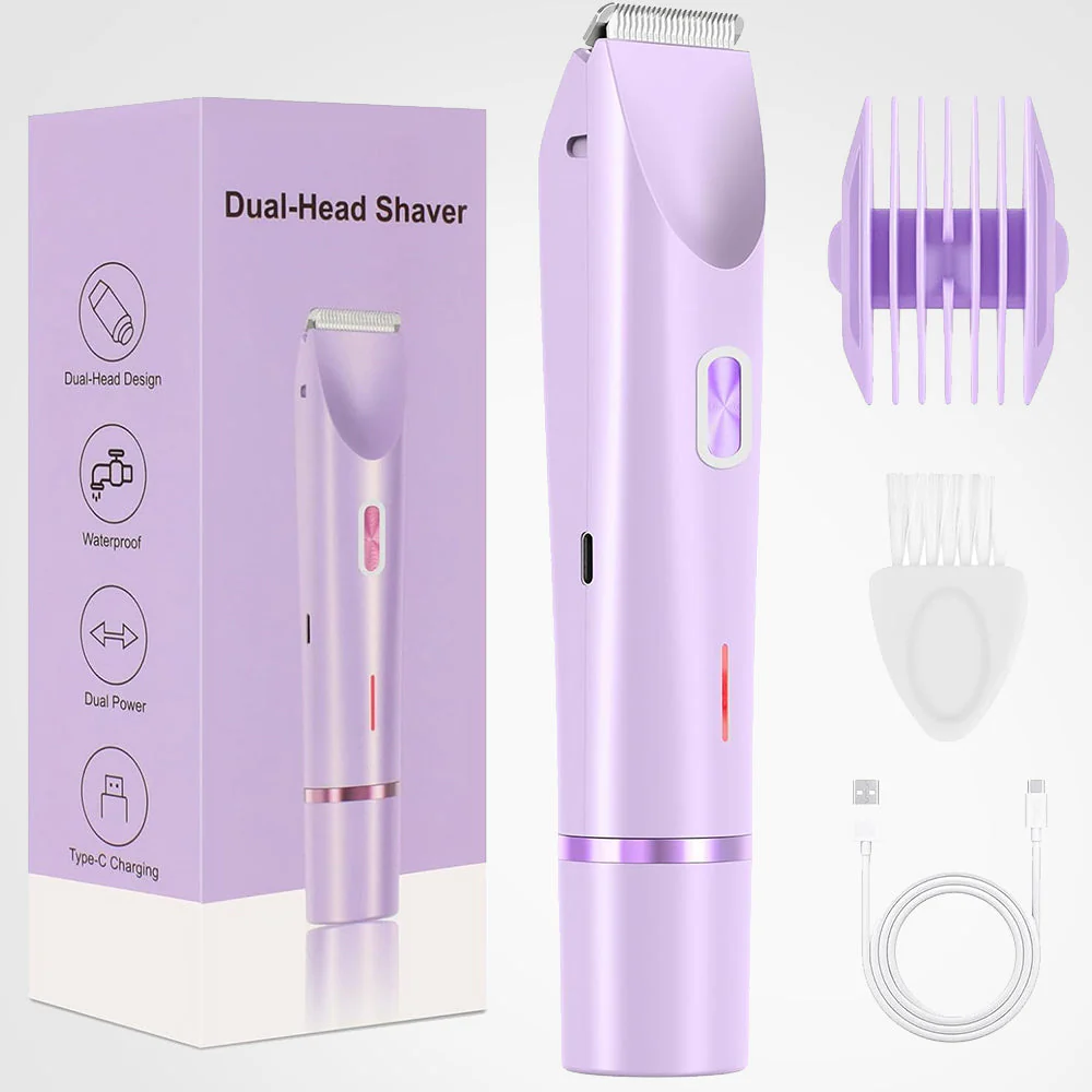 2-in-1 Painless Bikini Hair Trimmer - Image 9