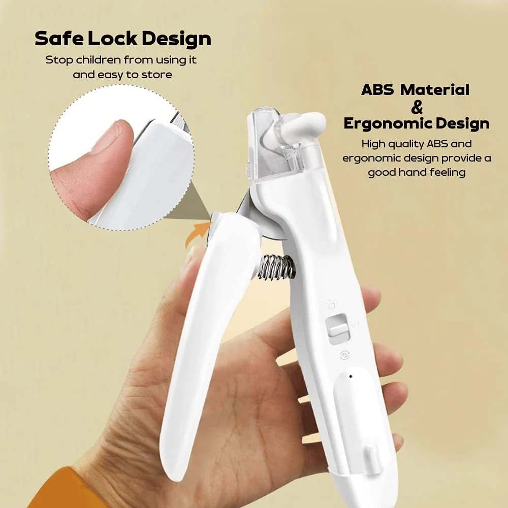 2-in-1 Pet Nail Clipper & Grinder with LED Light - Image 5
