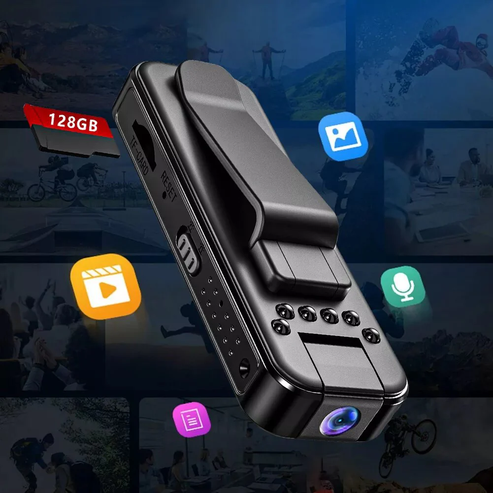 1080P HD Mini Camera with PIR Motion Detection | Portable Body Camera for Security, Travel, and Personal Use - Image 8
