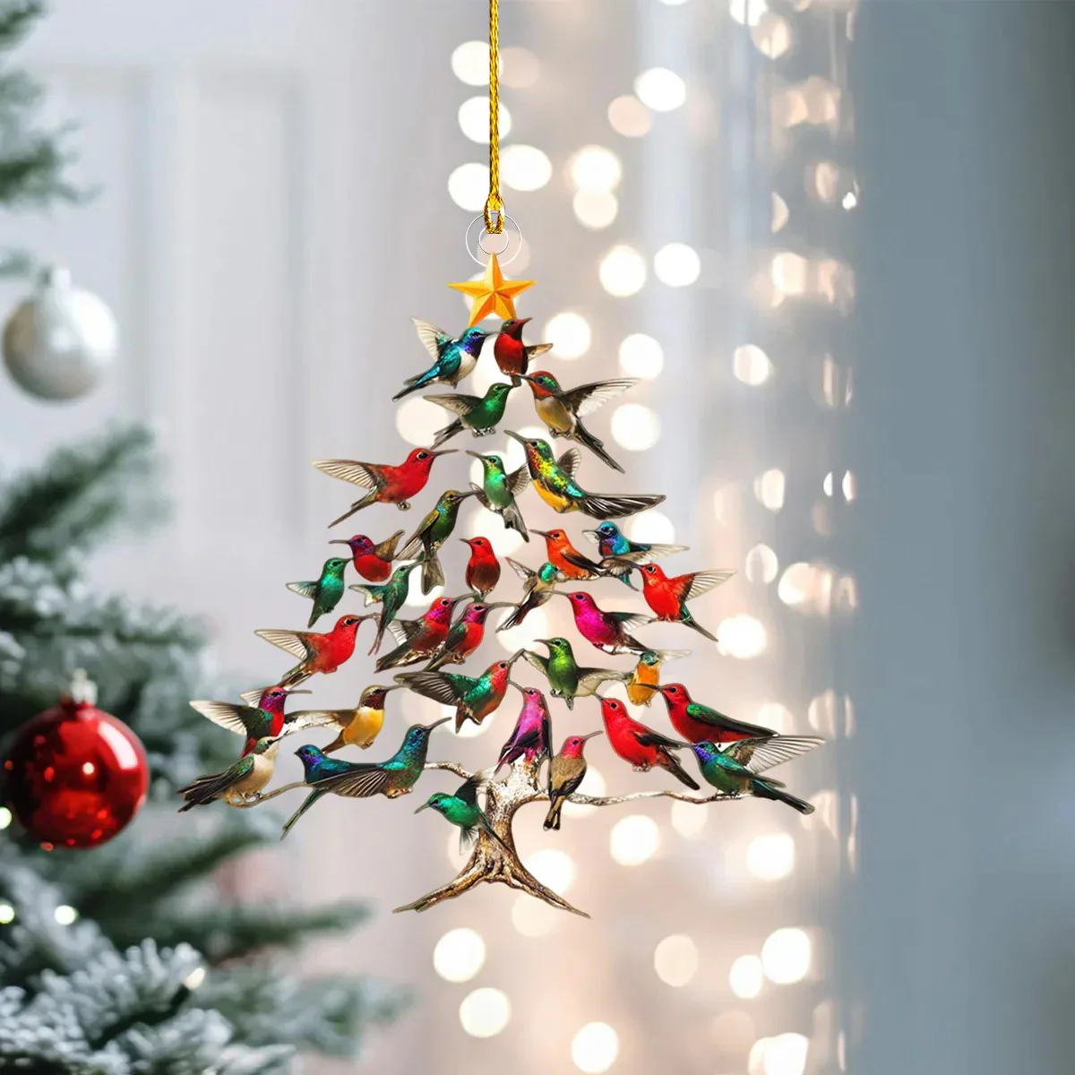 🔥2025 New Release 🐦🎄Hummingbird Christmas Ornament💠 (✨Same as in the video) - Image 4