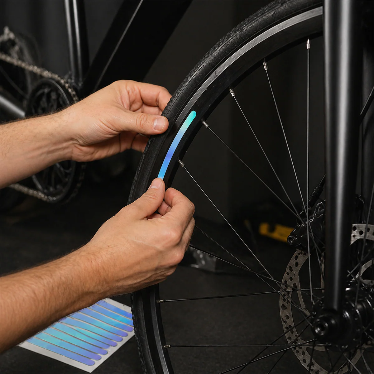 20pcs Reflective Stickersfor Bicycle, Car, Cycling, Bike, Motorcycle - Image 4