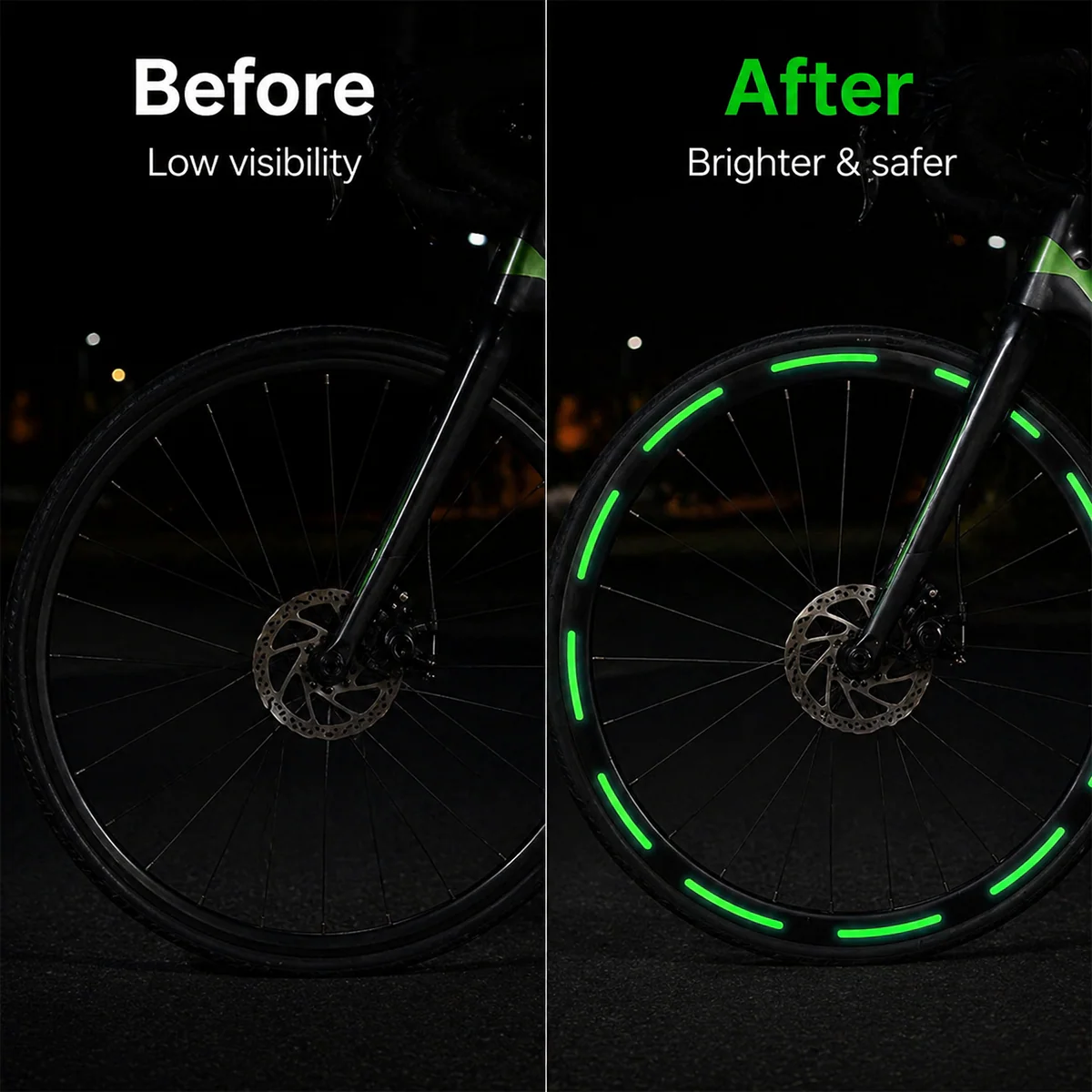 20pcs Reflective Stickersfor Bicycle, Car, Cycling, Bike, Motorcycle - Image 5