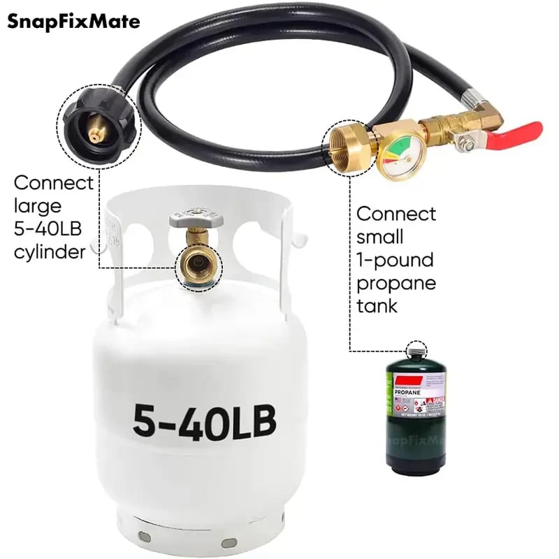 🔥36 Inch Propane Gas Tank Adapter Connector - Image 4