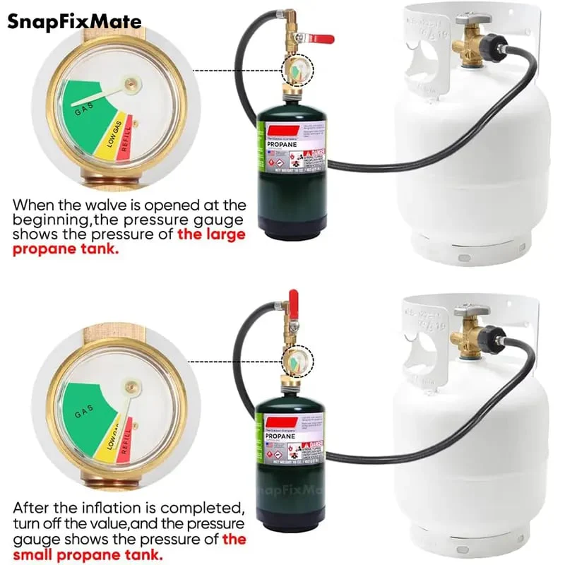 🔥36 Inch Propane Gas Tank Adapter Connector - Image 5