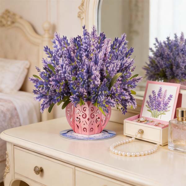 🌼💌 Forever-Blooming 3D Flower Pop-Up Card– Personalized Love Message & Everlasting Bloom 🎁 - Image 5