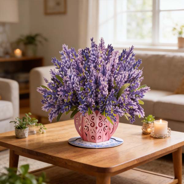 🌼💌 Forever-Blooming 3D Flower Pop-Up Card– Personalized Love Message & Everlasting Bloom 🎁 - Image 6