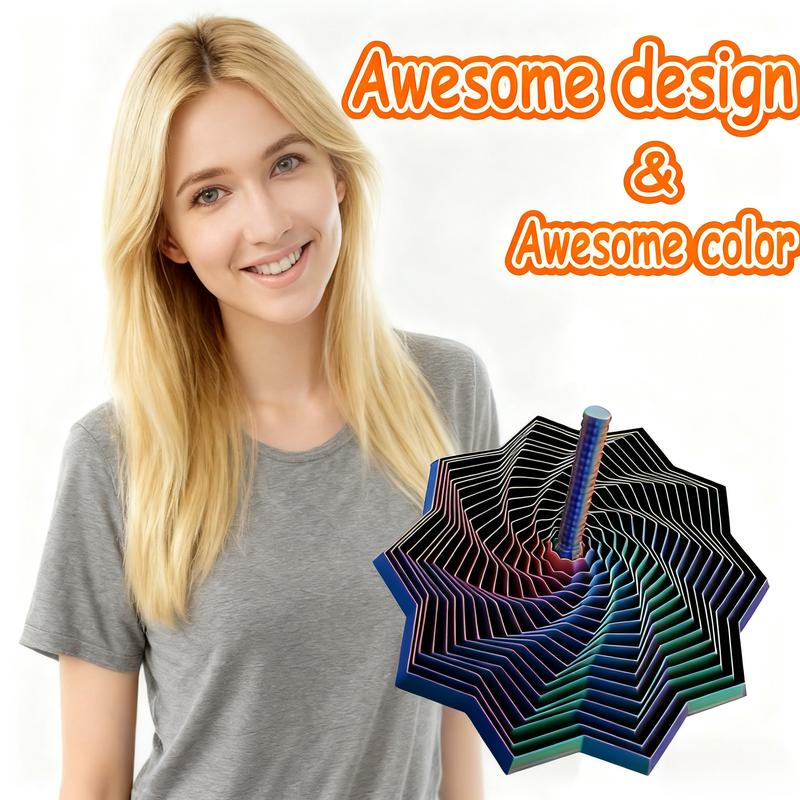 3D Printed Fidget Star – Stress Relief Whirling Toy - Image 2