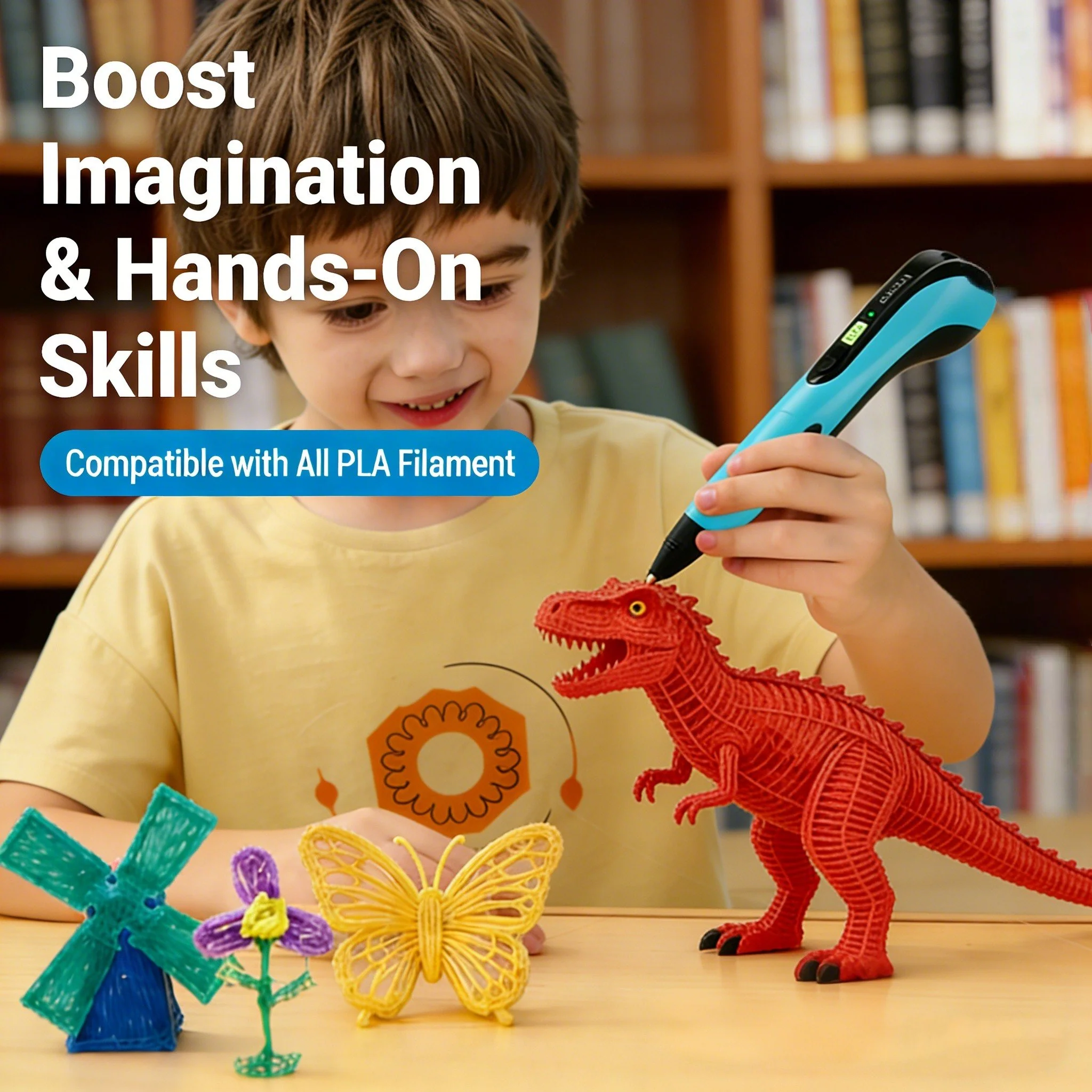 🎨 3D Printing Pen for Kids – Educational DIY Drawing Tool - Image 2
