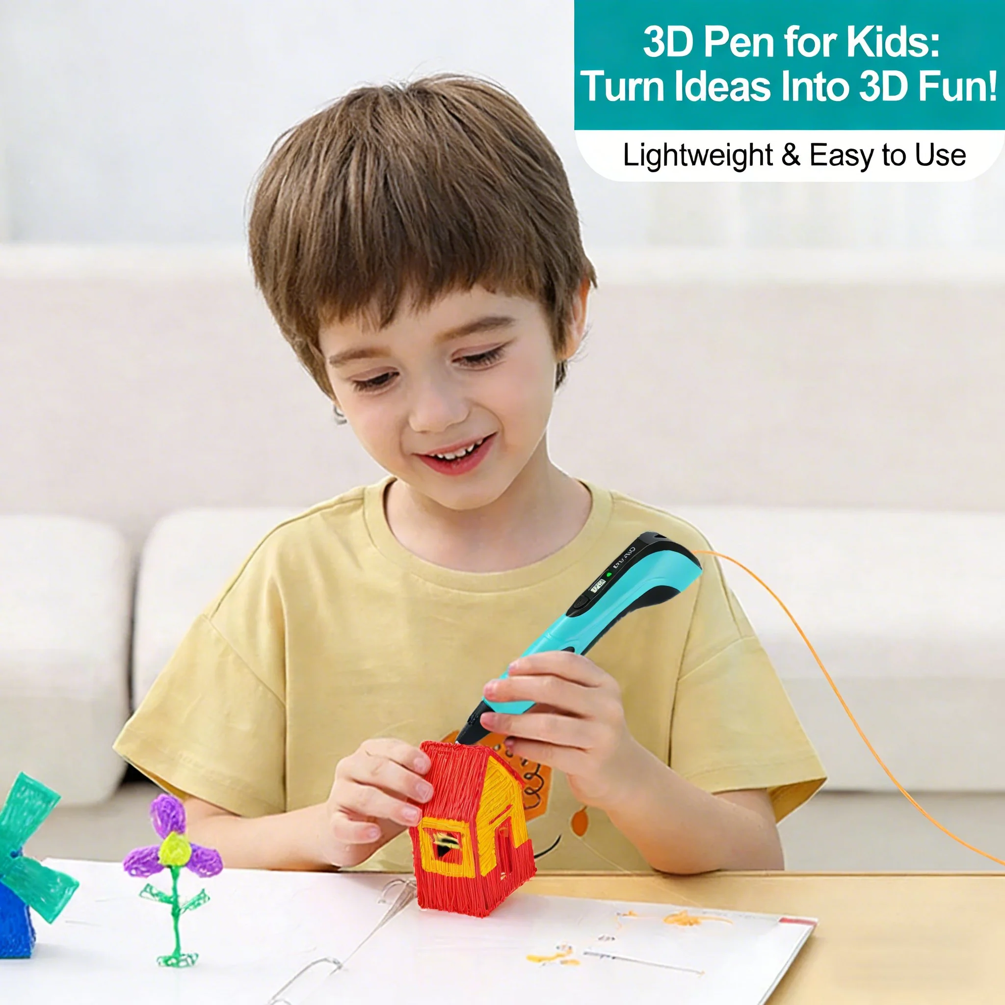 🎨 3D Printing Pen for Kids – Educational DIY Drawing Tool - Image 3