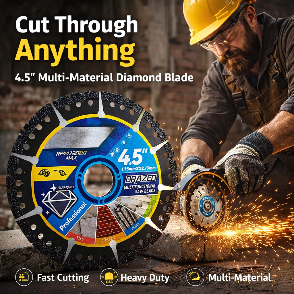 🛠️ ✨ 4.5" Multi-Material Diamond Blade - Zero Compromise, Max Durability - Image 5