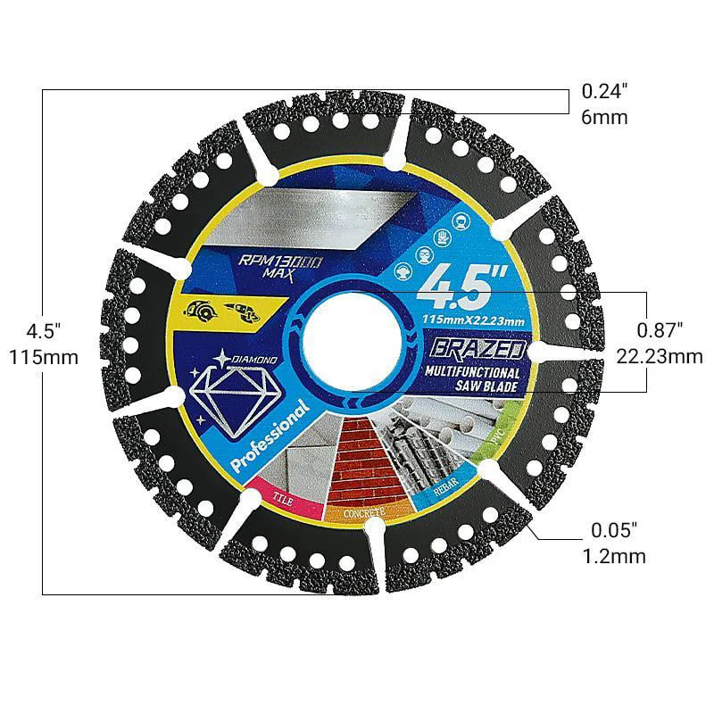 🛠️ ✨ 4.5" Multi-Material Diamond Blade - Zero Compromise, Max Durability - Image 7