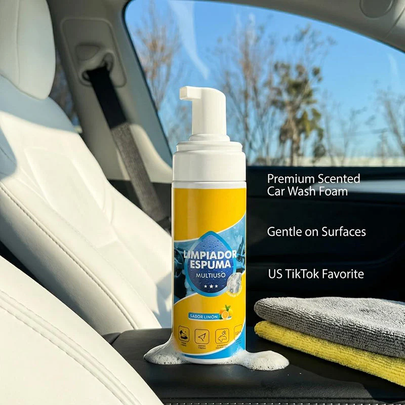 4-in-1 Multi-Enzyme Foam Cleaner – Deep Clean Car, Kitchen, Bathroom & Sofa - Image 4