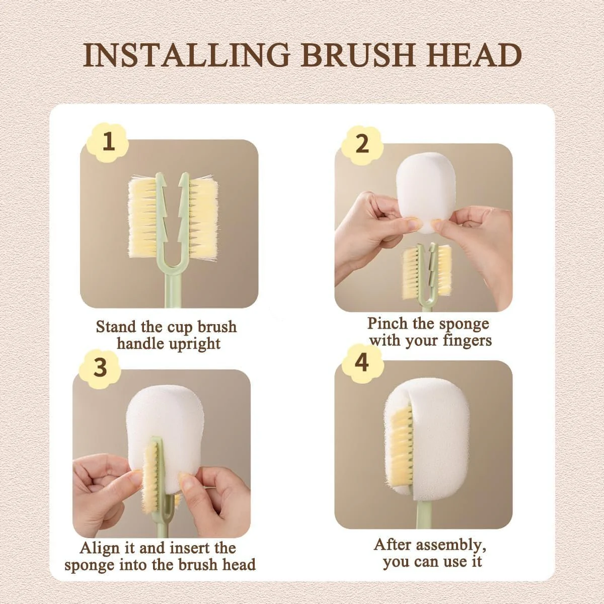 5-in-1 Multifunctional Baby Bottle Cleaning Brush Set - Image 5