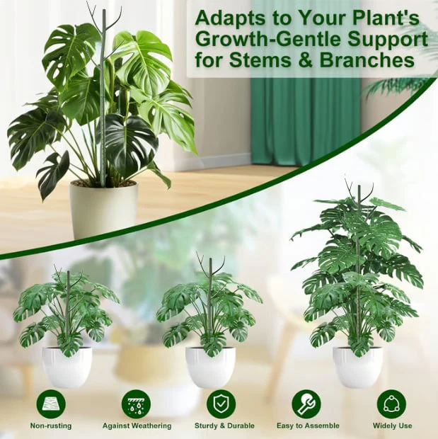 5 pack Stackable, Rot-Proof Plant Support - Image 2