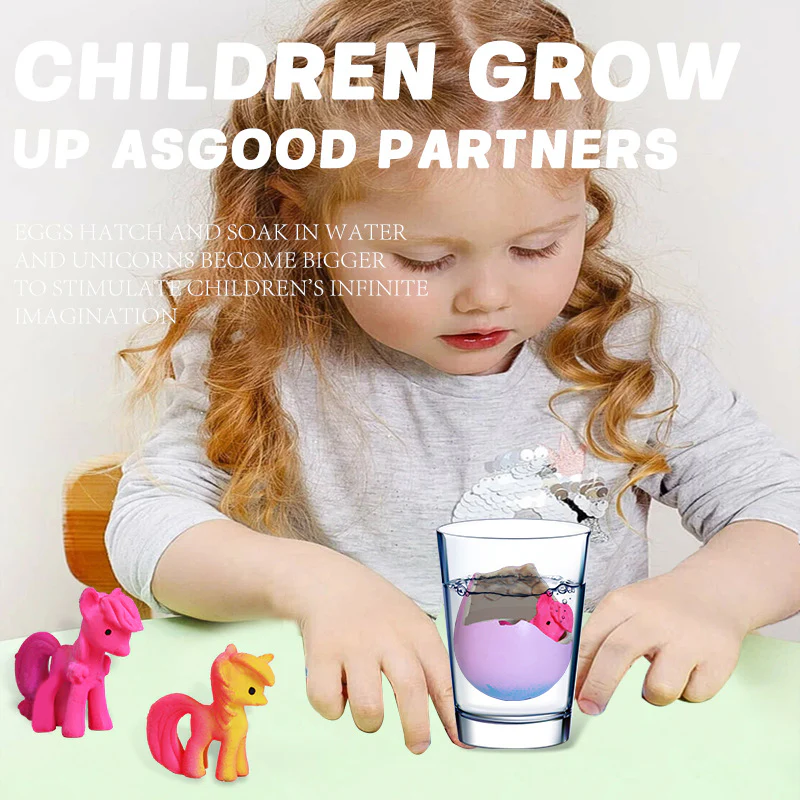 6-Pack Surprise Unicorn Eggs: Hatch & Grow Mystery Toy Set ✨ - Image 4