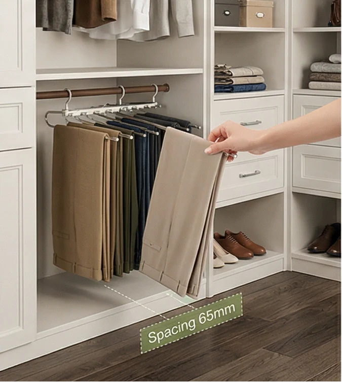 6-Tier Magic Trouser Hanger - Image 2
