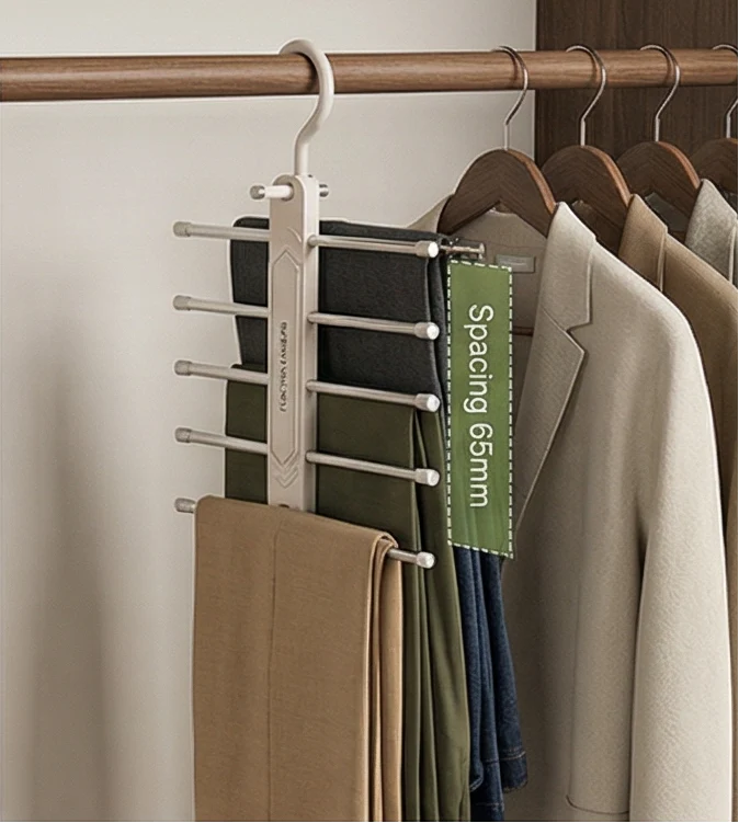 6-Tier Magic Trouser Hanger - Image 5