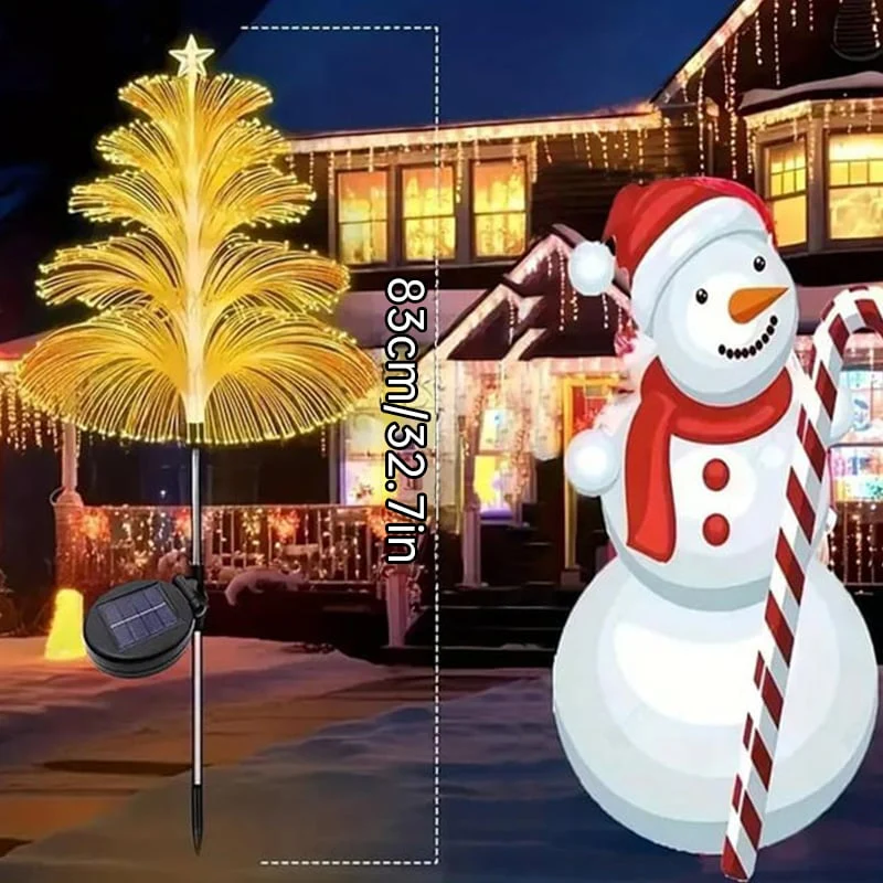 Seven Colors Gradient Solar Christmas Tree Light - Image 8