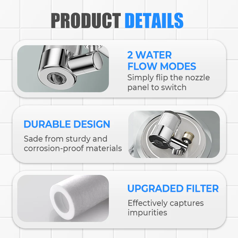 720° Rotating Faucet Filter Nozzle Set – Clean Water & Perfect Spray in One! 💦✨ - Image 4