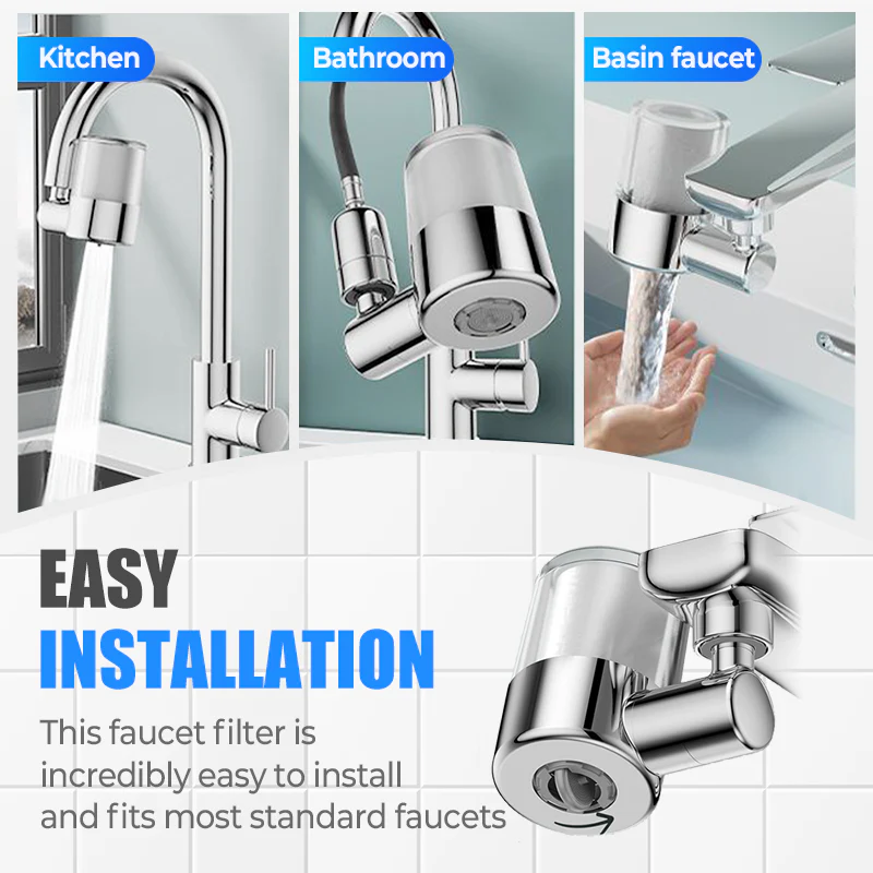 720° Rotating Faucet Filter Nozzle Set – Clean Water & Perfect Spray in One! 💦✨ - Image 6