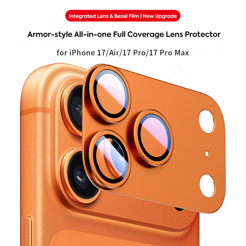 iPhone 17/Air/17 Pro/17 Pro Max Camera Lens Protector, 9H Tempered Glass AR Anti-Glare Full Coverage - Image 3