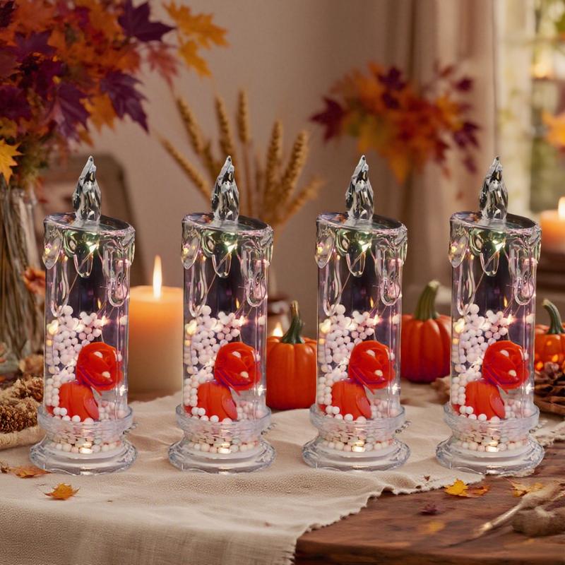 A set of 4 LED crystal candle lights ✨ - Image 3