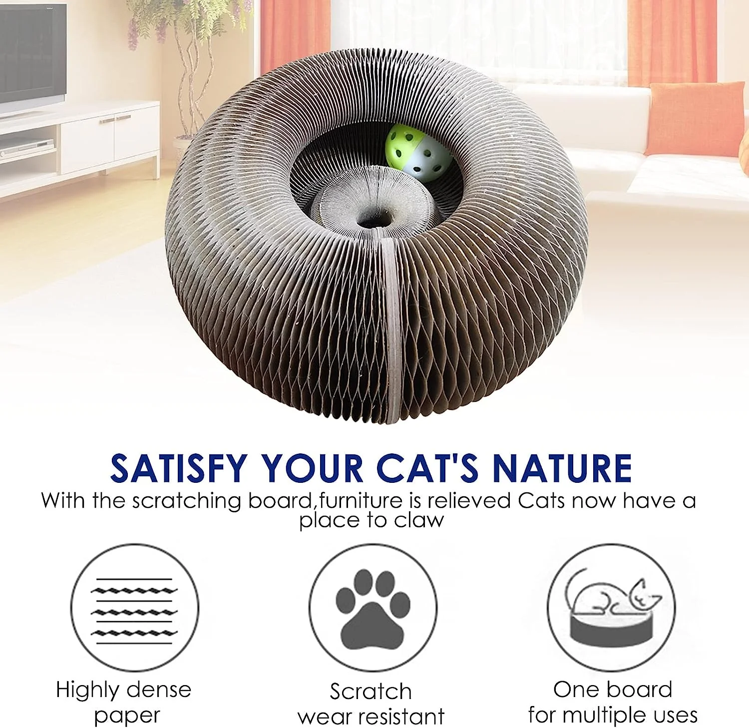 🐾Accordion Foldable Cat Scratch Board - Image 4