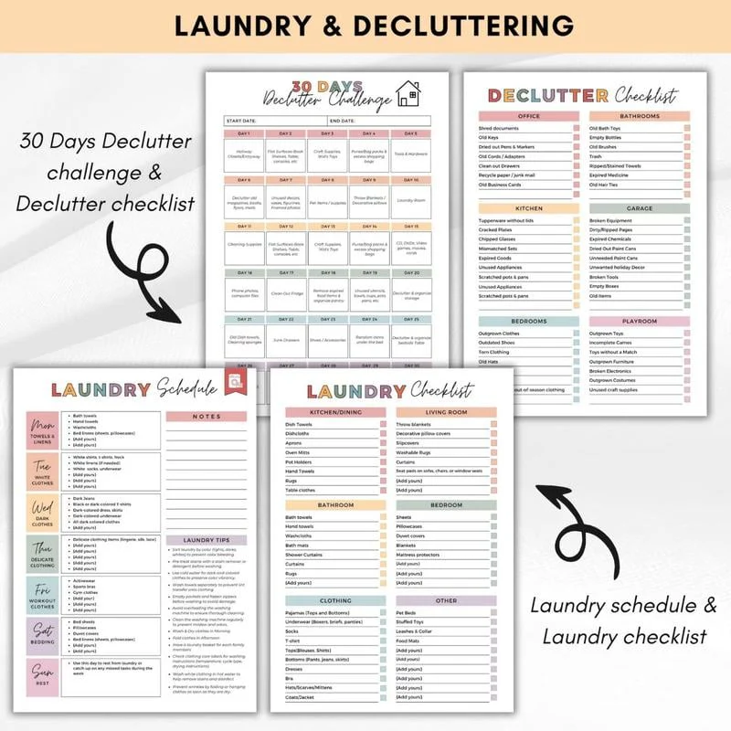 ⏰ADHD Cleaning & Organizing Toolkit - Chore Planner✔ - Image 3