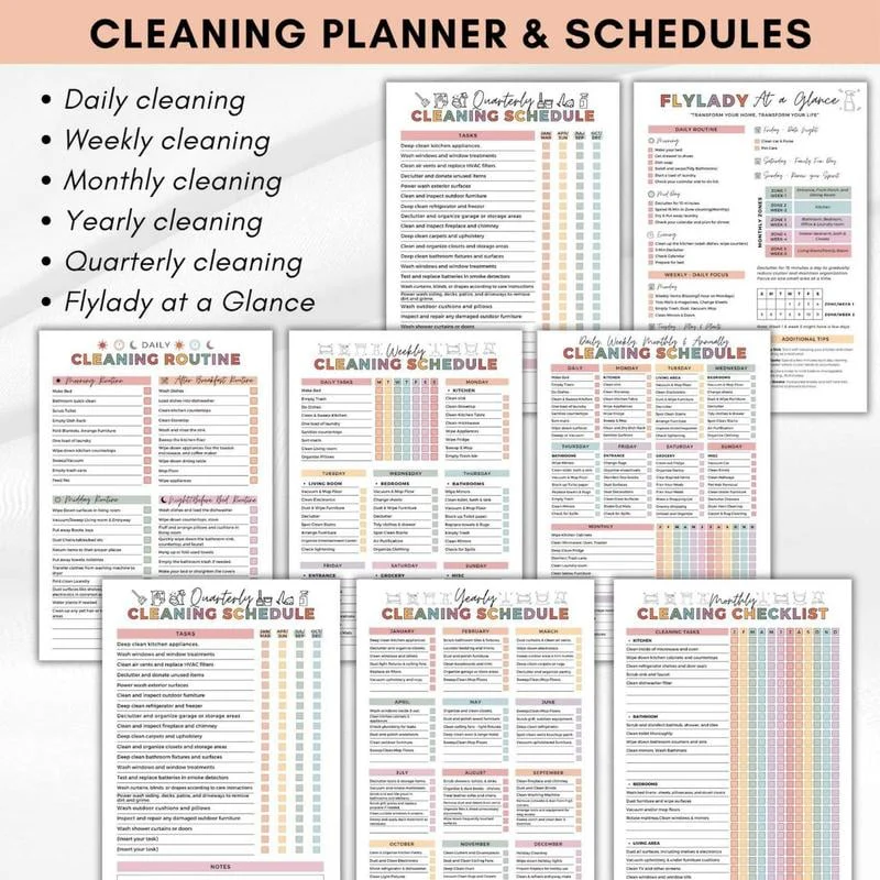 ⏰ADHD Cleaning & Organizing Toolkit - Chore Planner✔ - Image 4