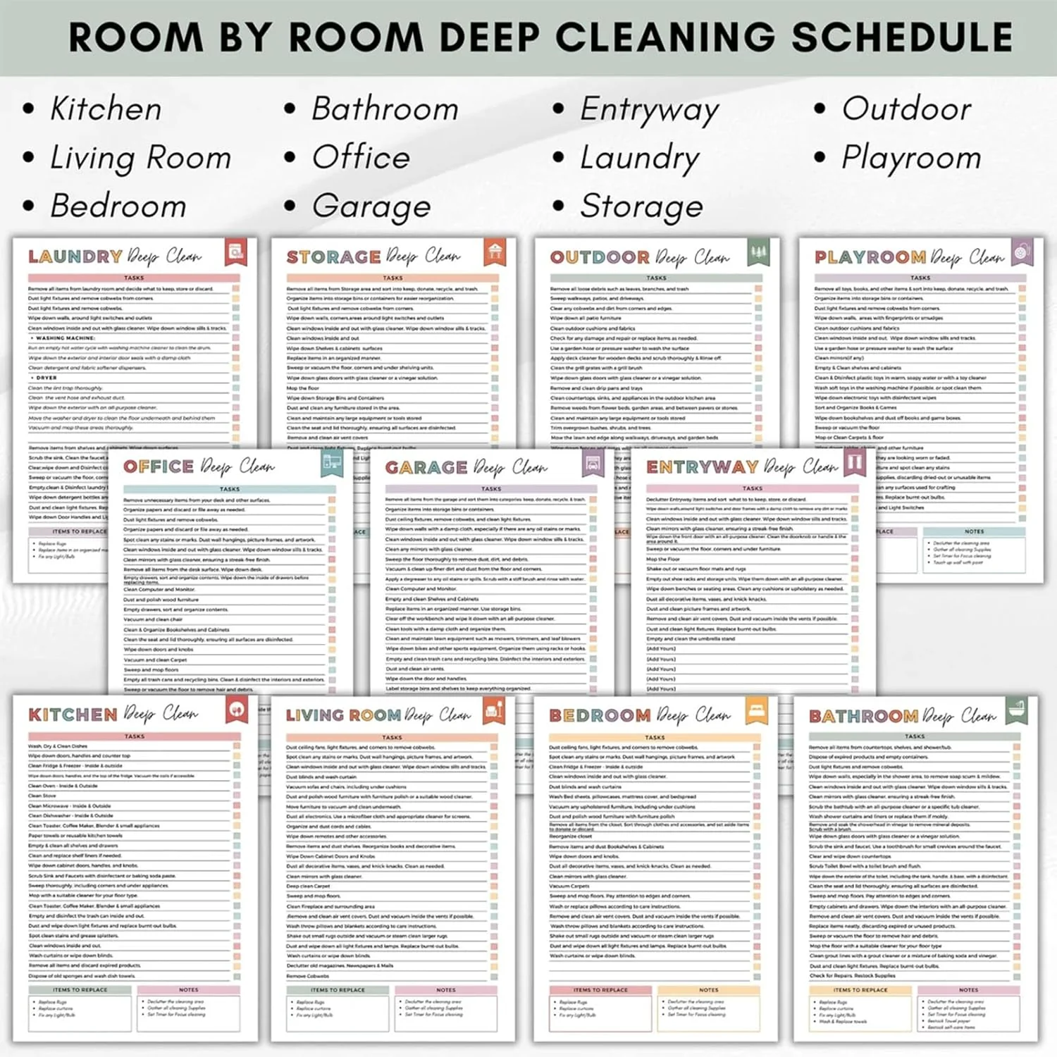 ⏰ADHD Cleaning & Organizing Toolkit - Chore Planner✔ - Image 5