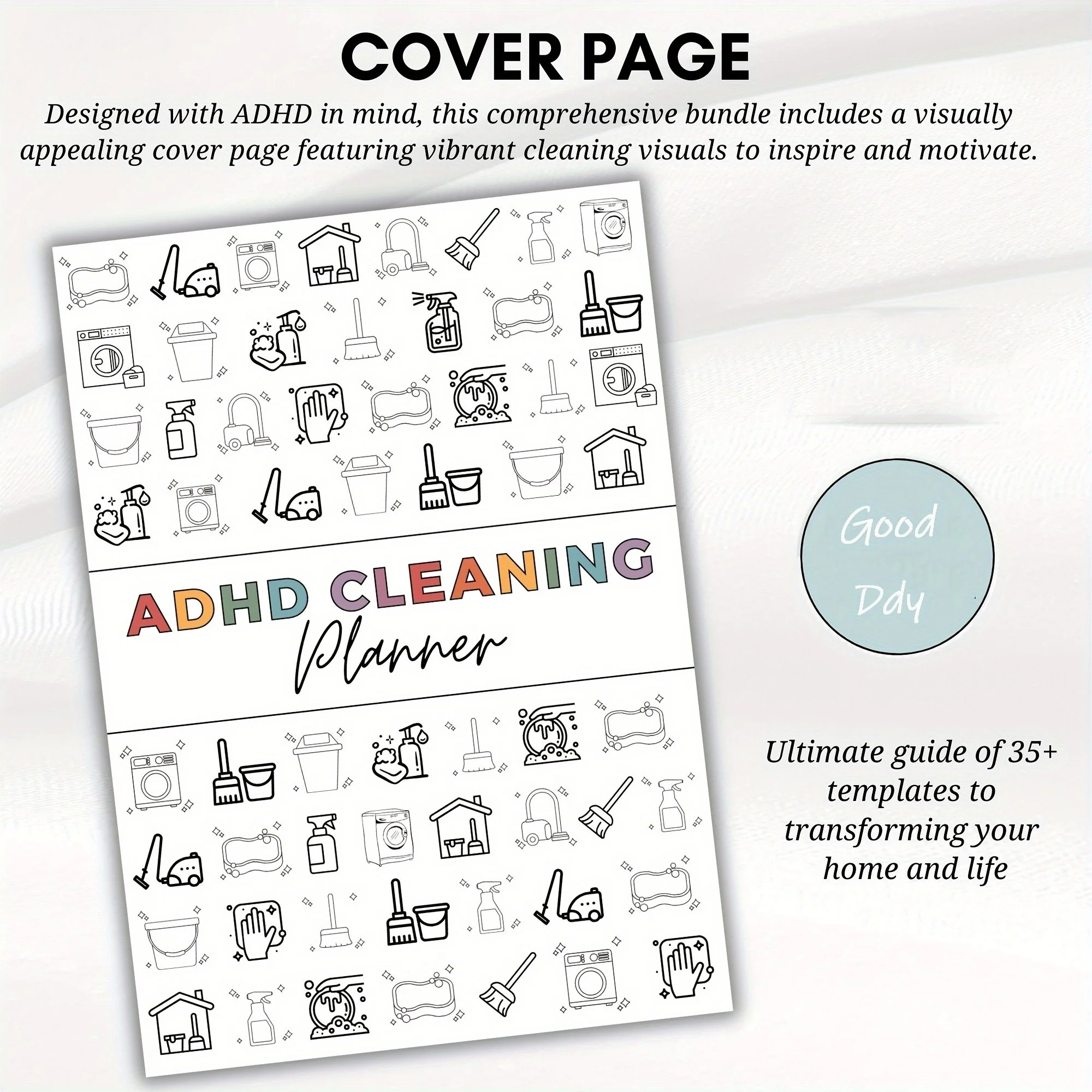 ⏰ADHD Cleaning & Organizing Toolkit - Chore Planner✔ - Image 8