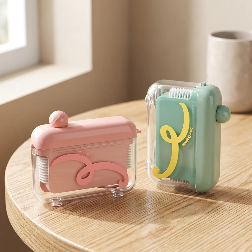 Automatic Pop-Up Dental Floss Dispenser Box Refillable Portable with Floss - Image 2