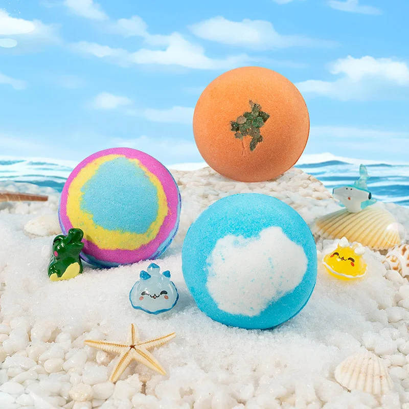 🔥🛁 Natural Bath Bombs for Kids with Mega Bubbles & Surprise Inside 🥚✨12 pcs[1 Box] - Image 5
