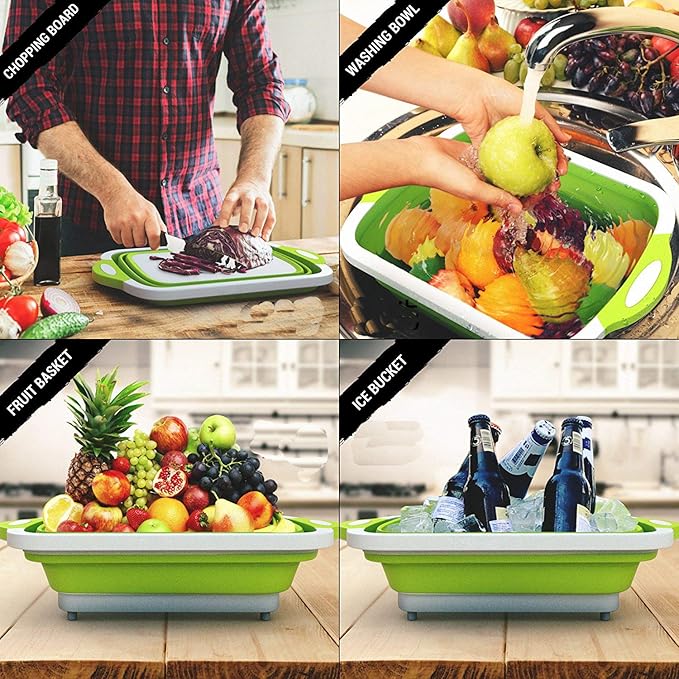 🍗🥗BBQ & Meal Prep Tub | Collapsible Prep Tub🍖🏕️ - Image 6