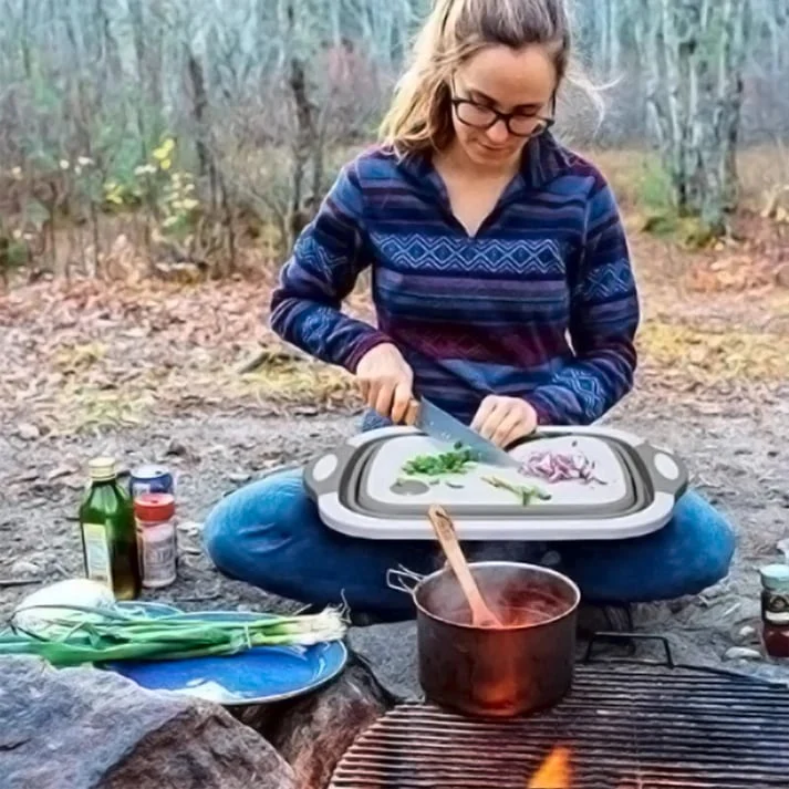 🍗🥗BBQ & Meal Prep Tub | Collapsible Prep Tub🍖🏕️ - Image 9