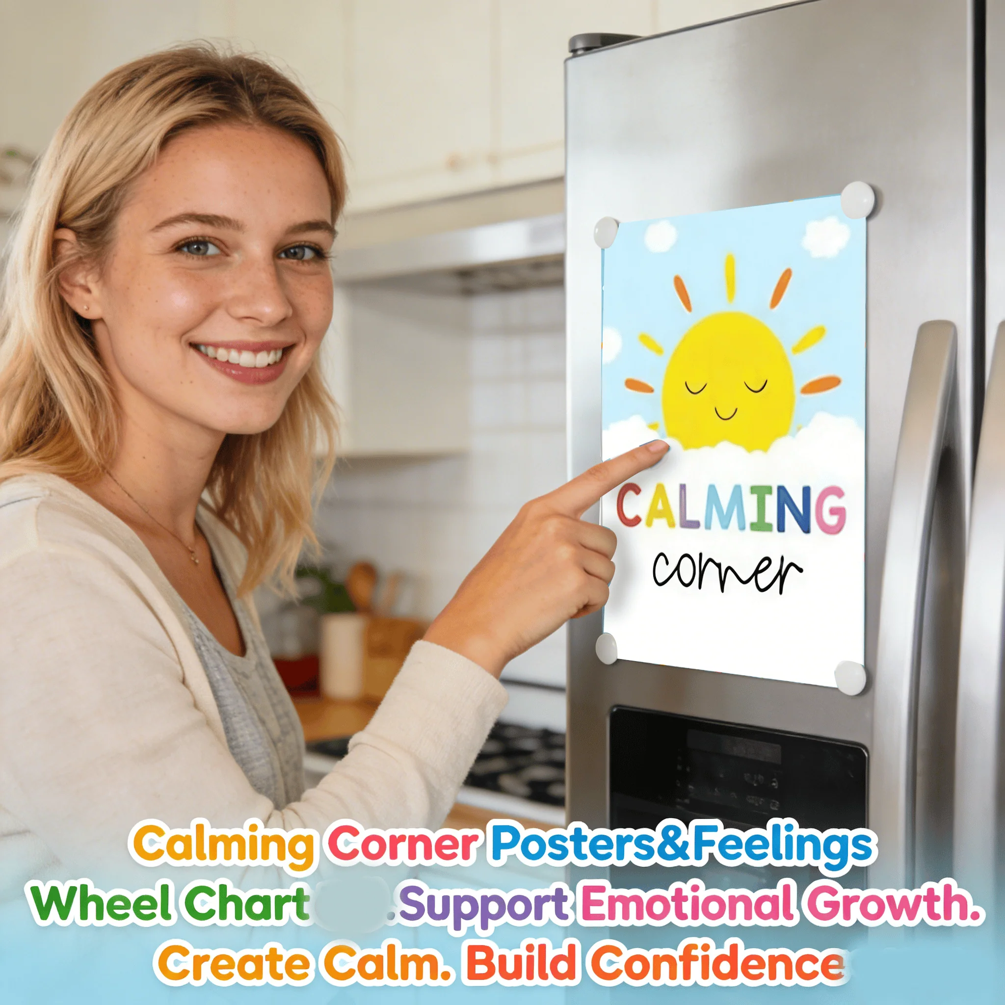 Calming Corner Posters&Feelings Wheel Chart🌈🧠 - Image 3