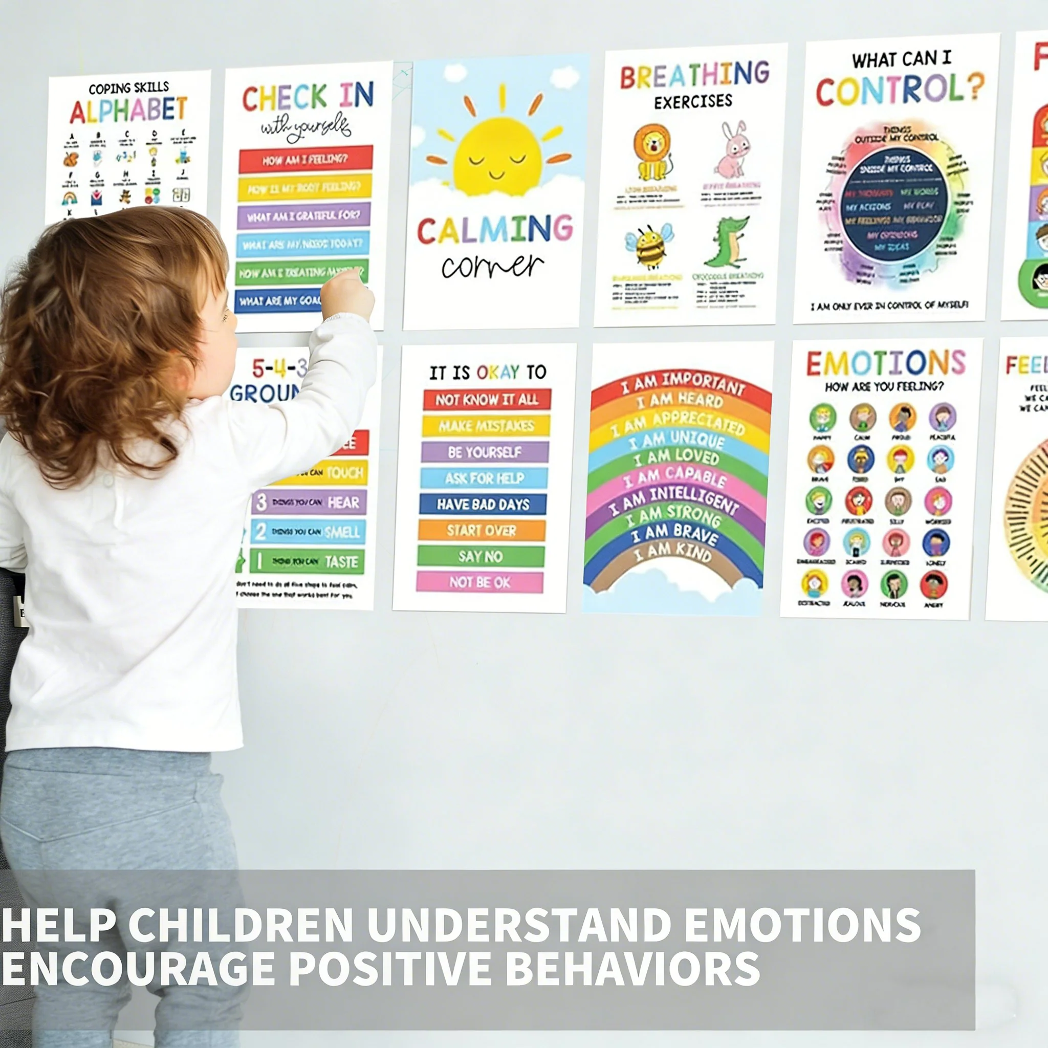Calming Corner Posters&Feelings Wheel Chart🌈🧠 - Image 4